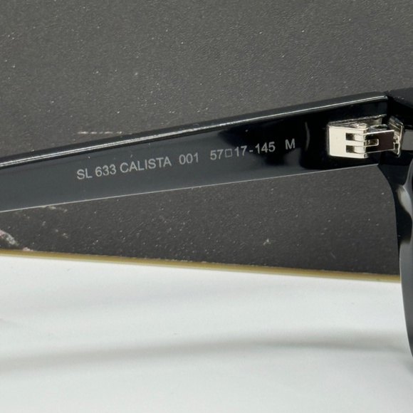 NEW SL633 CALISTA 001 SAINT LAURENT BLACK WOMEN SUNGLASSES SL 633 SAINT LAURENT - Picture 9 of 10